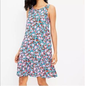 Daisy Tie Back Flounce Dress